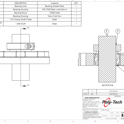 CAD and Manufacturing Drawings